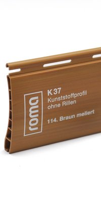Roma Farben Kunststoff braun meliert oRillen