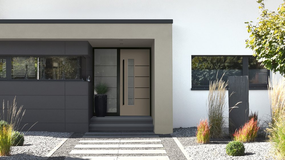 Aldra Haustüren Kunststoff vier