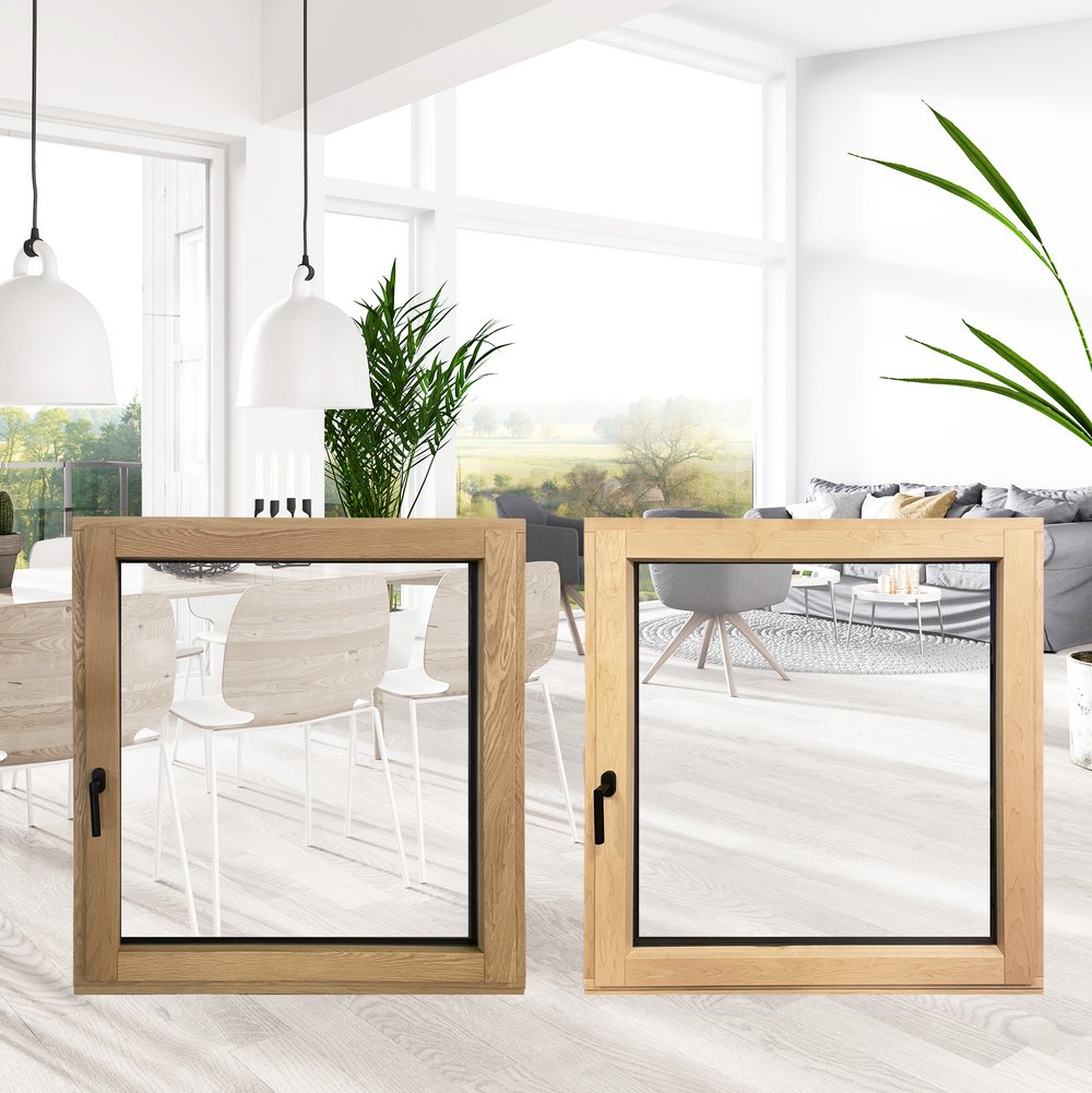 Aldra Holz-Alu Fenster Innenansichten