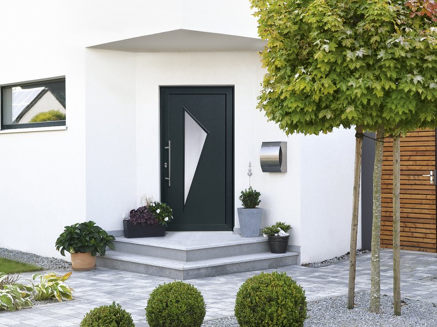 Haustür Basic Modell 5112-60 in Anthrazitgrau