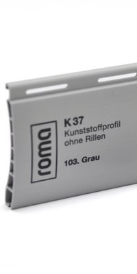 Roma Farben Kunststoff Grau oRillen