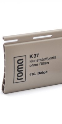 Roma Farben Kunststoff Beige oRillen