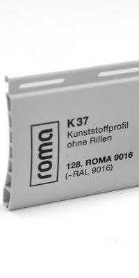 Roma Farben Kunststoff Weiss oRillen