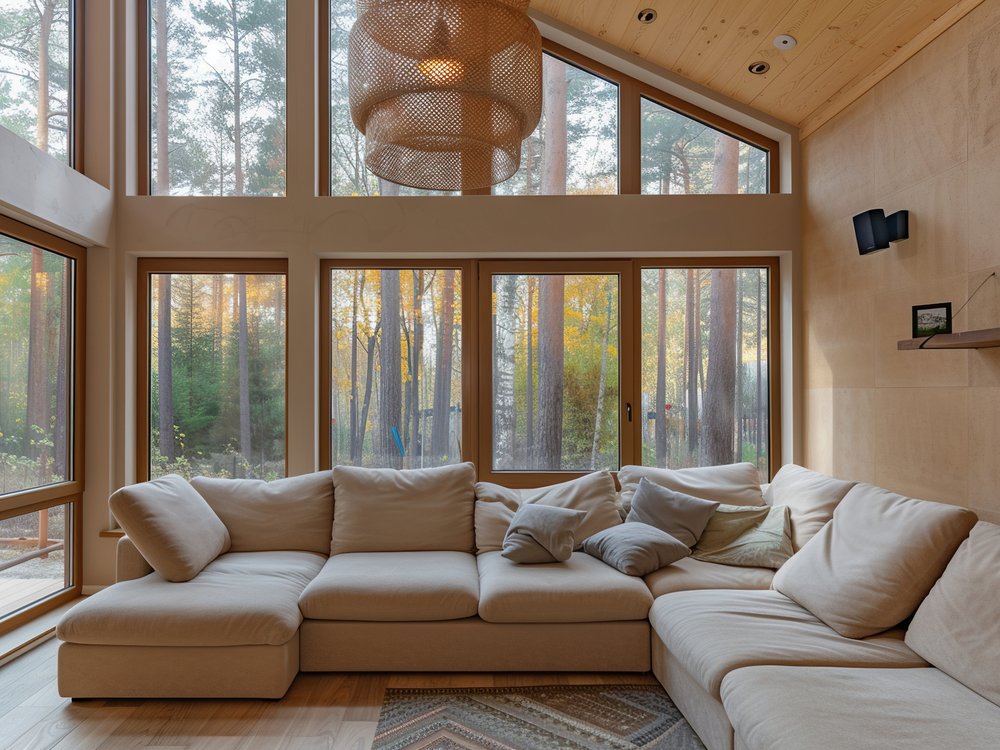 Aldra Fenster aus Holz Werkstoff