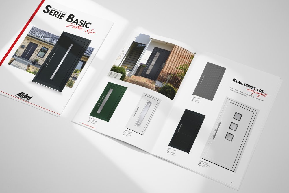 Prospekt für Basic Haustüren aus Kunststoff