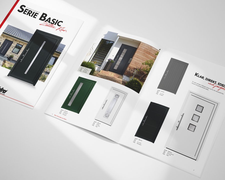 Prospekt für Basic Haustüren aus Kunststoff