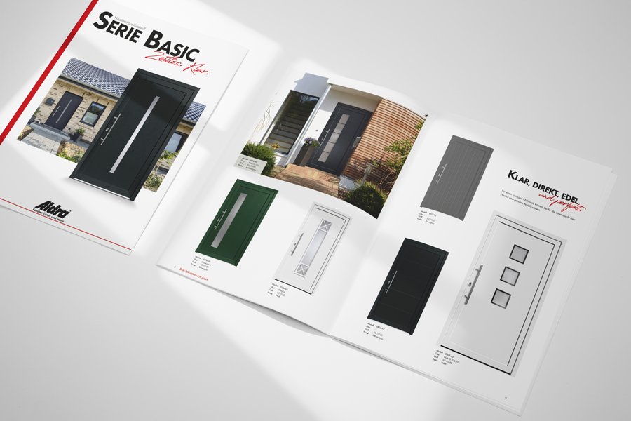 Prospekt für Basic Haustüren aus Kunststoff