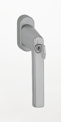 abschließbarer Fenstergriff, Tilt-First, stahlfarbig, WF249