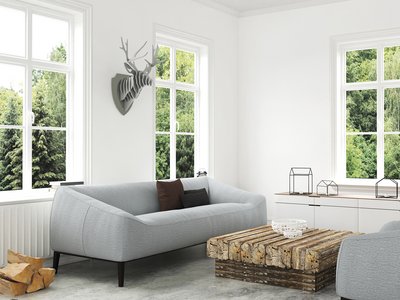 Aldra Fenster Holz-Alu vier