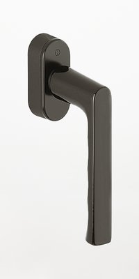 brauner Fenstergriff mit Druckentriegelung WF228