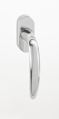 Fenstergriff Secustik, stahlfarbig, WF702