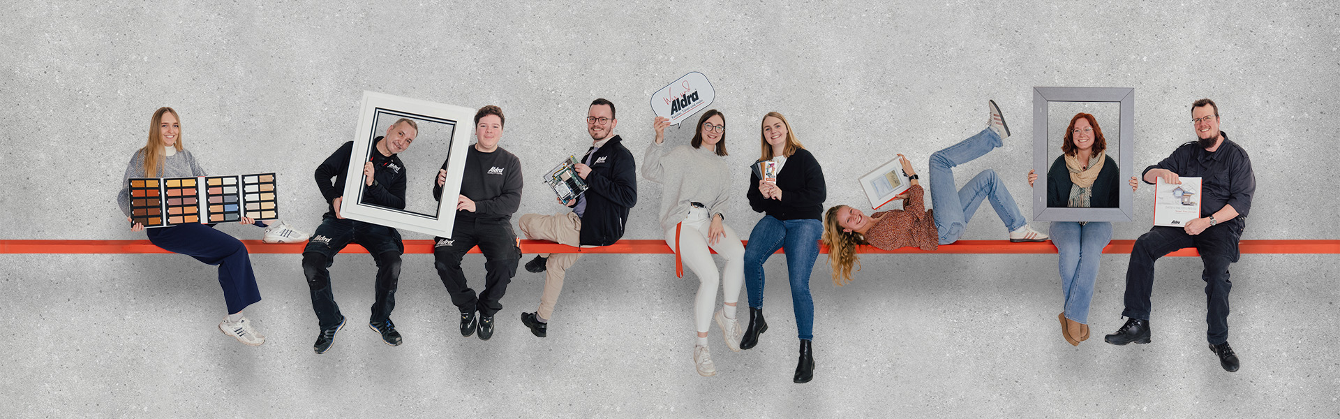 Header FAQ Fenster Team Aldra