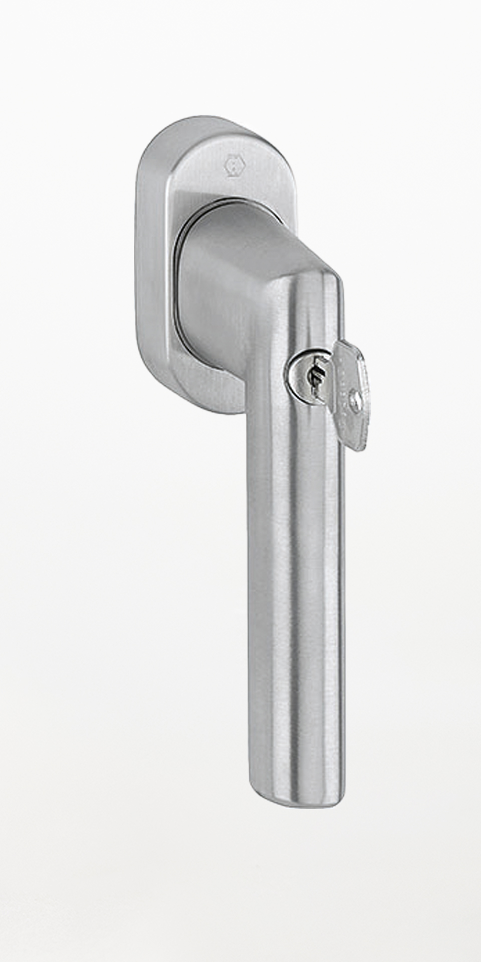 abschliessbarer Design-Fenstergriff, stahlfarbig, WF269