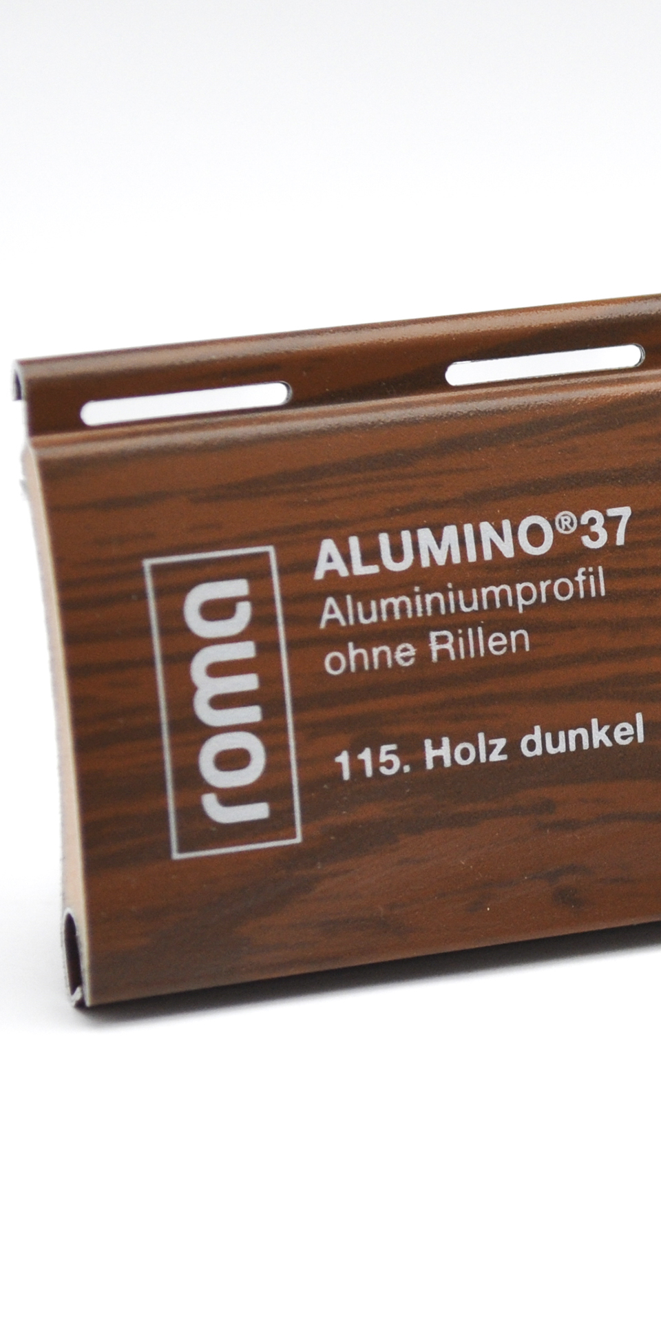 ROMA Alumino Holz Dunkel oRillen