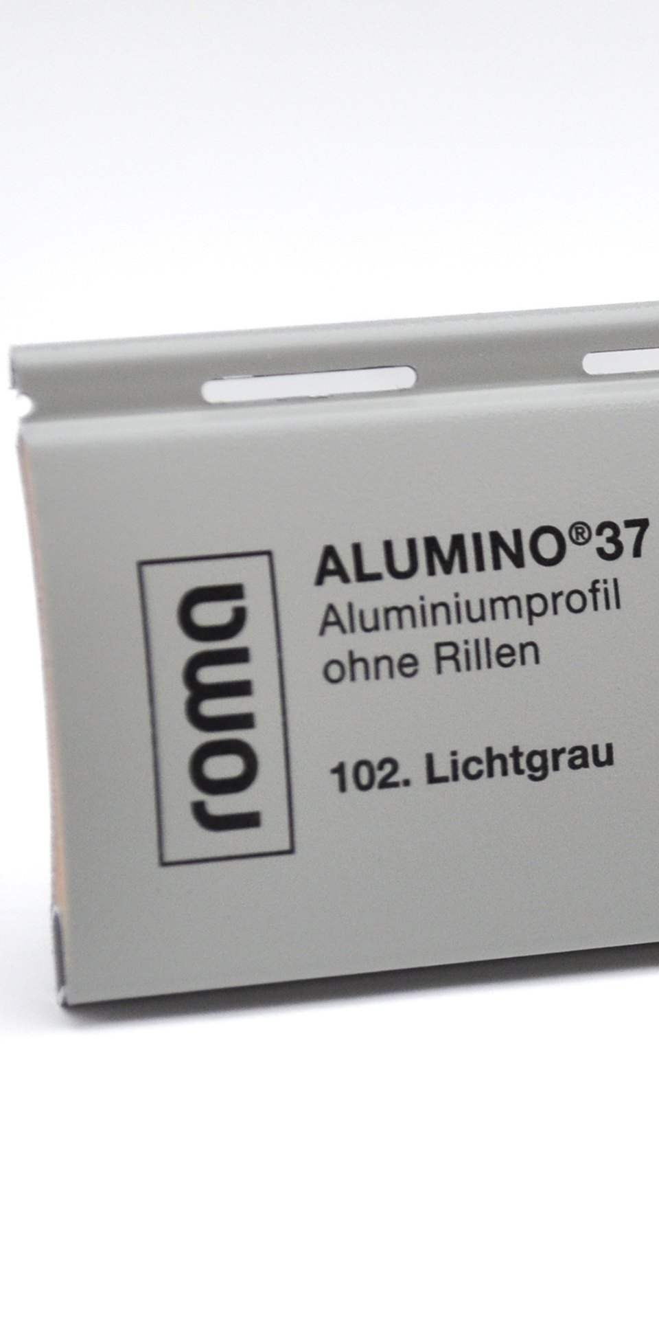 ROMA Alumino Lichtgrau oRillen