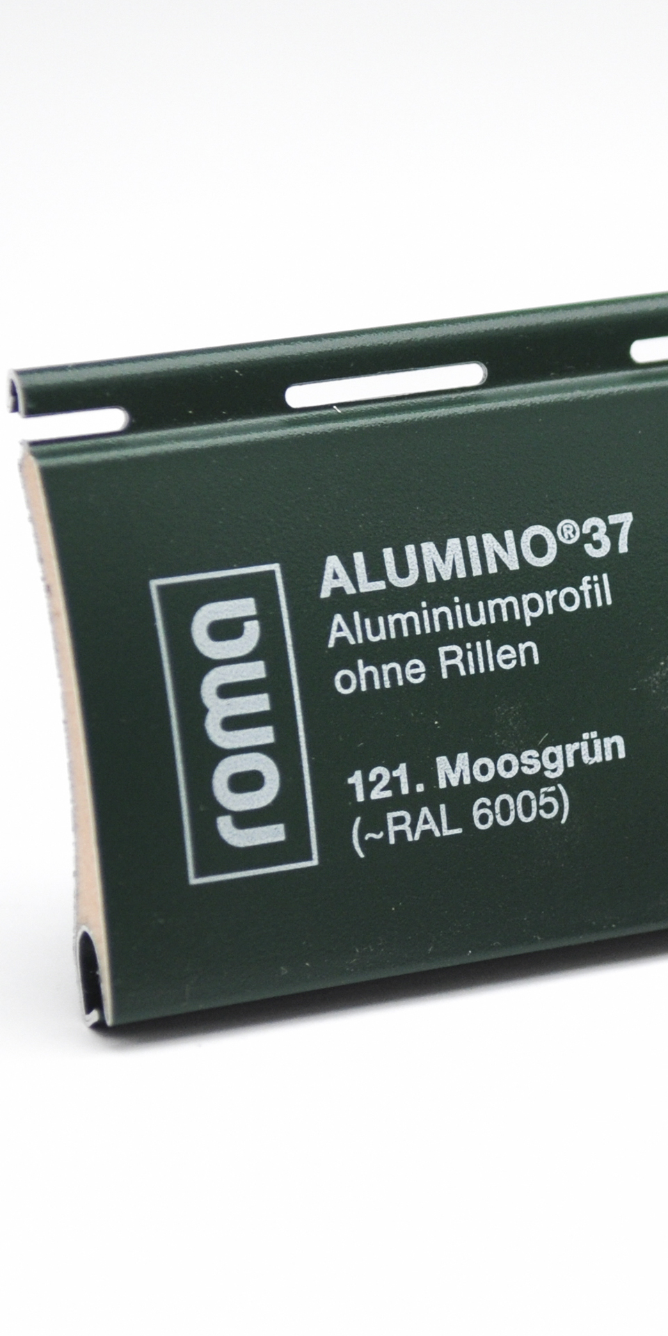 ROMA Alumino Moosgrün oRillen
