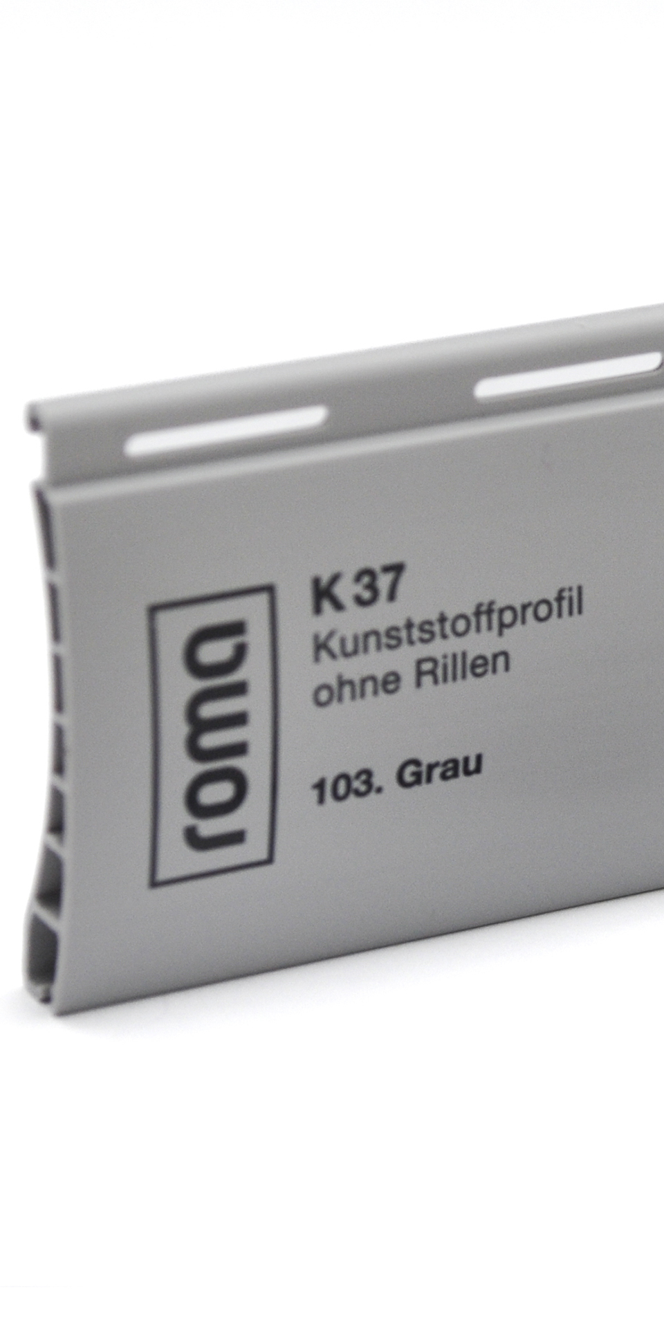 Roma Farben Kunststoff Grau oRillen