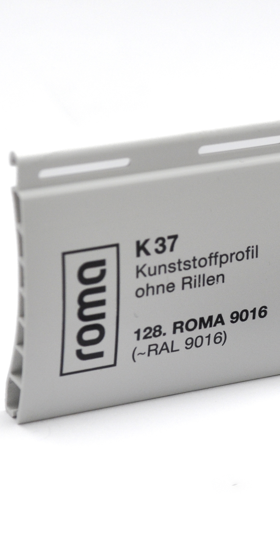 Roma Farben Kunststoff Weiss oRillen